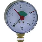 Heating manometer 63 mm ø DN8 (1/4") radial