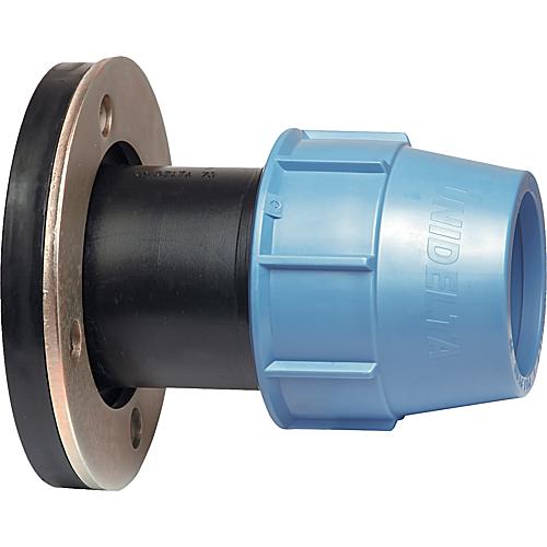 Flange joint piece with loose screw connection Standard 1
