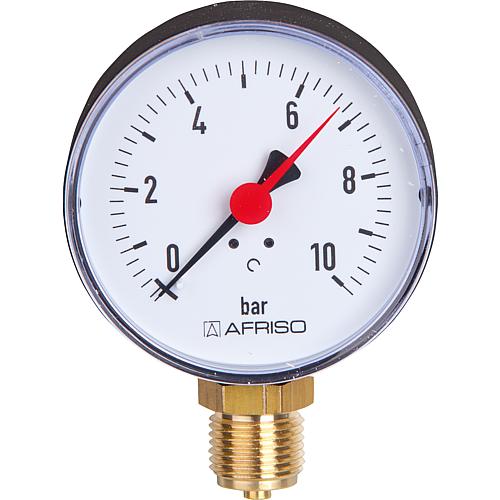 Bourdon tube pressure gauge DN 15 (1/2") radial