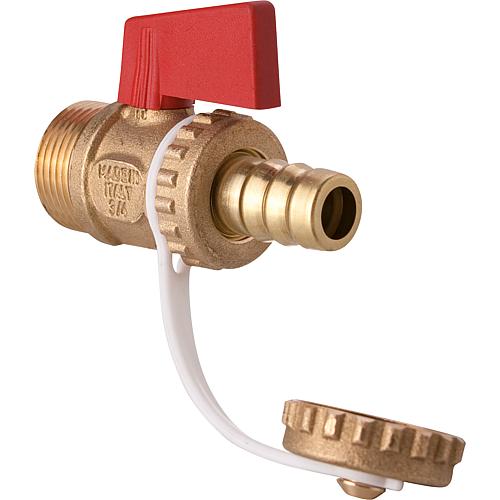 KFE ball valve DN 20 (3/4”), 10 bar Standard 1