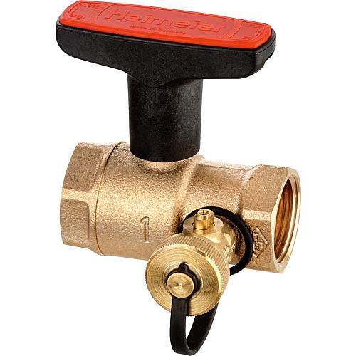 Threaded ball valve Globo H with drainage