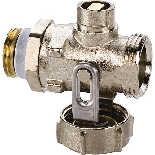 KFE ball valve DN 15 (1/2”) without butterfly handle, 10 bar Standard 1