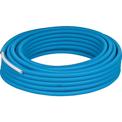 Multi-layer composite piping in rolls, blue Standard 1