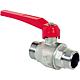 Ball valve, ET x ET with lever handle Standard 1