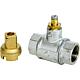 Ball valve, IT x IT, for square spanner Standard 1