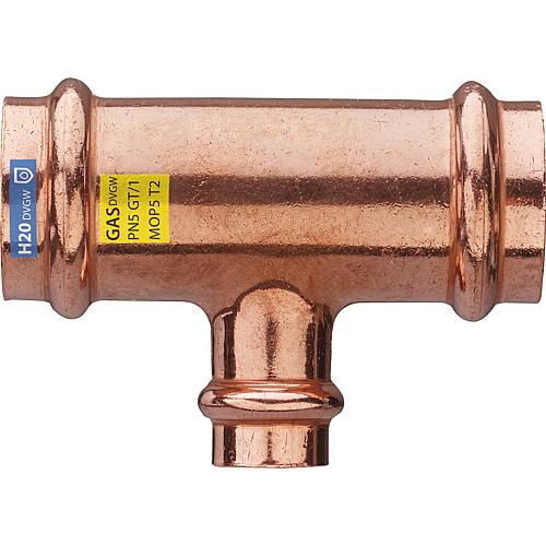 Copper press fitting
Reduced T-piece Standard 1