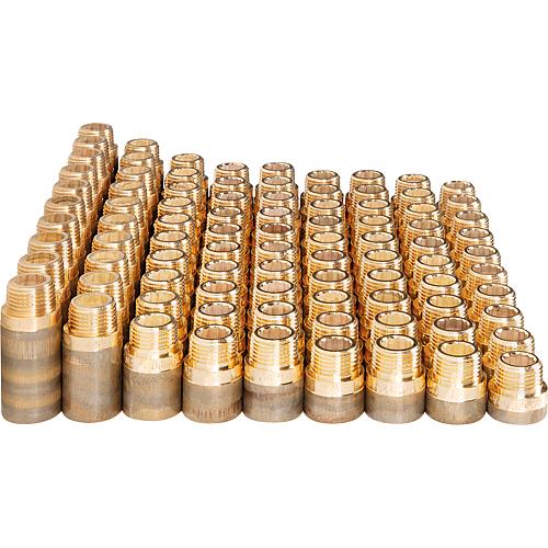 Pack rallonges de robinetterie DN 15 (1/2") bronze 90 pièces Standard 1