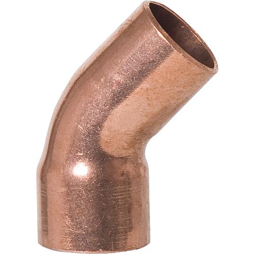 Copper soldering fitting
Elbow 45°, (i x a) Standard 1