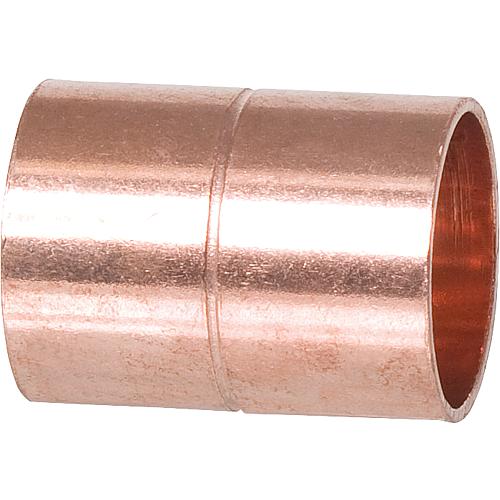 Copper soldering fitting 
Joint with stop Standard 1