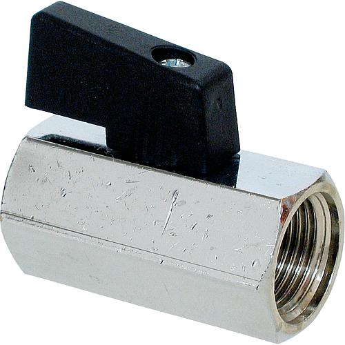 Mini ball valve IT x ET with short lever Standard 1