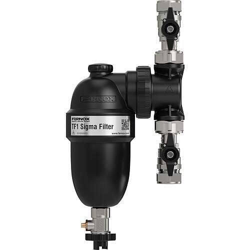 Magnetite and dirt separator type TF1 Sigma, with shut-off ball valves Standard 1