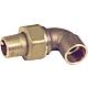 Gunmetal solder fitting 
Elbow connector 90° i x e Standard 1