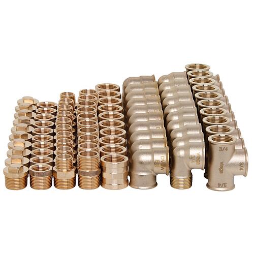 Gunmetal threaded fittings advantage package DN20 (3/4") - 80 pieces