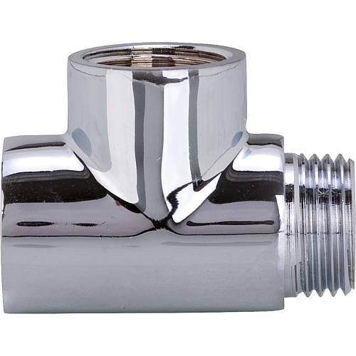 T piece special connection DN 15 (1/2“) chrome-plated Standard 1