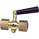 Pressure gauge shut-off valve, joint x joint Standard 1