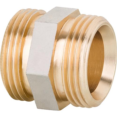 Union nipple 3/4" Euro-cone nickel plated for compression coupling