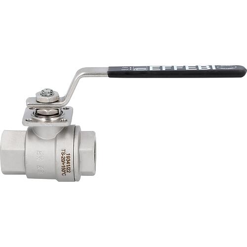 Gas ball valve stainless steel 3/4” IT/IT PN100 DVGW