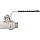 Gas ball valve stainless steel 3/4” ET/IT PN100 DVGW