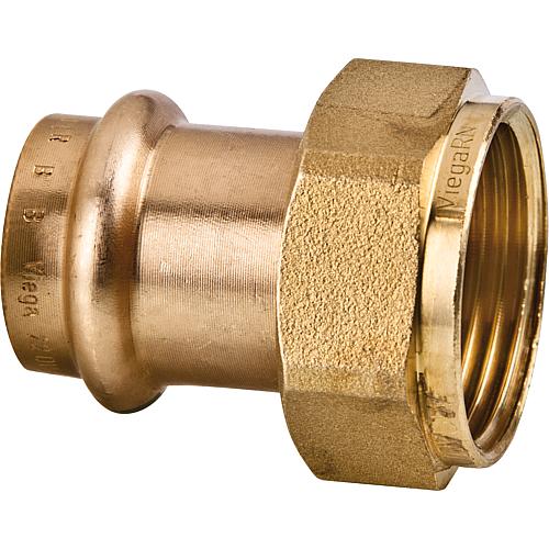 Copper press fitting branch screw connection with IT, with V profile Standard 1