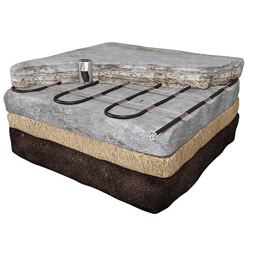 Outdoor Mat ice and snow heating mat Anwendung 2