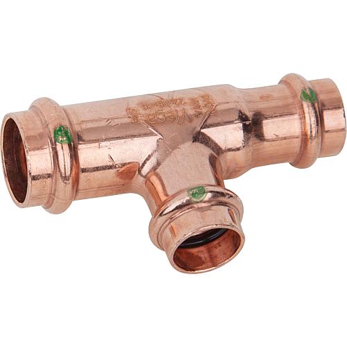 Copper press fitting 
T-piece (reduced)