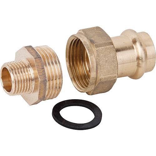 Copper press fitting 
Junction screw connection with ET Standard 1