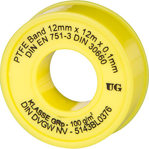 PTFE thread sealing tape GRp (coarse thread) FERMIT 1 piece yellow core/yellow cover