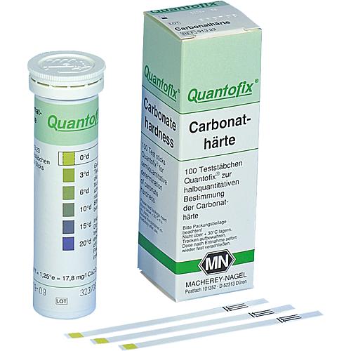 Test rods QUANTOFIX®, for determining carbonate hardness, 0...20°dH Standard 1