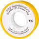 PTFE thread sealing tape FRp (fine thread) FERMIT 1 piece white core/yellow cover