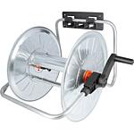 Wall/floor hose reel, galvanised steel