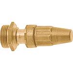 GEKA plus spray nozzle with external thread