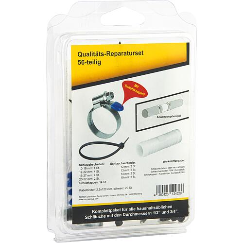 “Emergency” hose repair kit, 56 pieces Anwendung 1