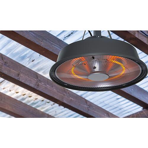 Tent heater 1500, suspended