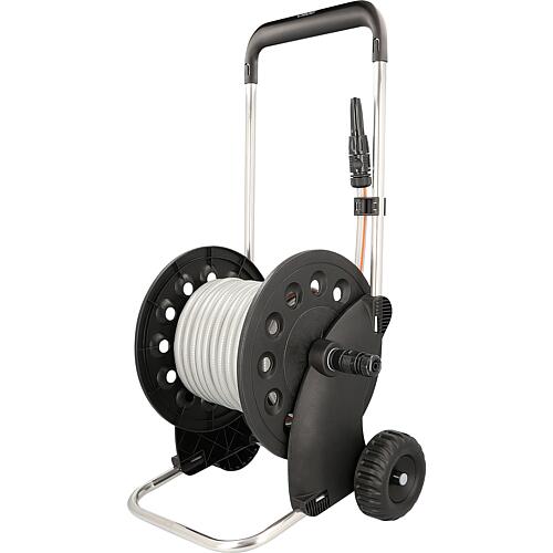 • Plastic/aluminium hose trolley, Ecosei set with 20 m hose and spray nozzle Anwendung 2
