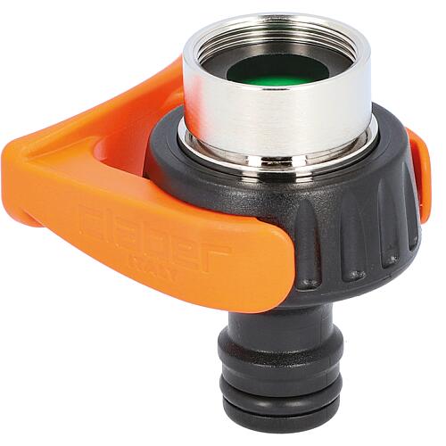 Fitting adapter with quick-lock system Anwendung 1