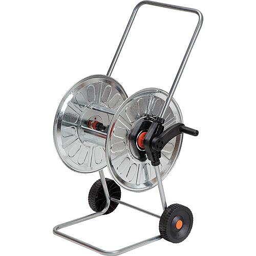 Hose trolley made of galvanised Steel, hose outlet 3/4ö