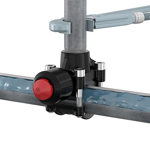 Flamco T-plus explosion clamp for steel pipes