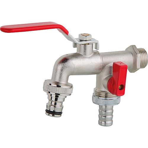 Double outlet ball valve Standard 1