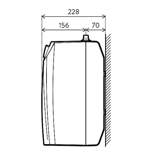 Depressurised hot water tank S5-O/S5-U, 5 litres Standard 7