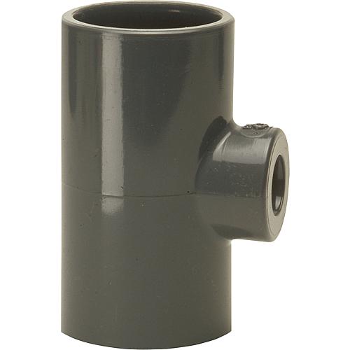 PVC-U adhesive sleeve T-piece centre outlet reduced Standard 1