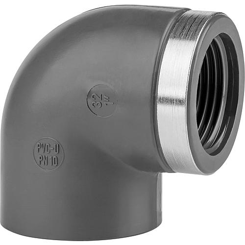 PVC U glue fitting bracket 90° Standard 1