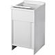 Plastic draining sink with base cabinet and shutter door Standard 1