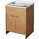 Plastic draining sink with base cabinet and doors Standard 1