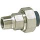 PVC U glue fitting pipe screw connection PVC U/V2A Standard 1