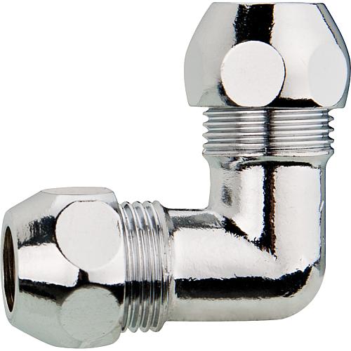 Chrome-plated fitting
Angle screw connection