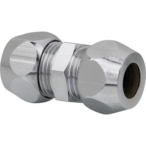 Chrome-plated fitting
Double nipple screw connection Standard 1