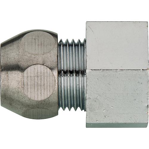 Chrome-plated fitting
Junction screw connection (IT)