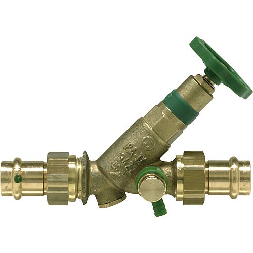 Combined free-flow valve with backflow preventer with drain DN 8 (1/4“) Standard 1