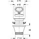Flush valve DN 40 (1 1/2”) ET Standard 2