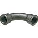 Malleable cast iron fitting, black 
Long elbow 90° (IT x IT) Standard 1